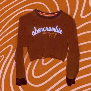 Abercrombie Sweater Crop Top